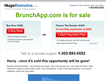 Tablet Screenshot of brunchapp.com
